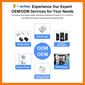 Justlink 67W <span class=keywords><strong>Super</strong></span> Fast Type-C PD GaN Chargeur électrique 35W ABS QC3.0 Adaptateur d'alimentation murale USB 3 ports Appareils mobiles Android - Product Image 6