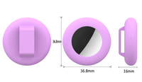 Étui en silicone étanche pour AirTag, support de suivi GPS, suivi mondial, compatible avec la fonction Localiser de iOS, anti-perte, localisateur pour enfants et animaux de compagnie