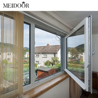 Ventanas Francesas Comerciales de Doble Acristalamiento Templado As2047 con Marco de Aluminio para Hogar, Villa, Cocina, Entrada - Energy Star