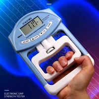 Dinamómetro de Mano Digital con Pantalla LCD Electrónica Eusokon, Medidor de Fuerza Muscular Ajustable, Color Azul, Equipo Hospitalario