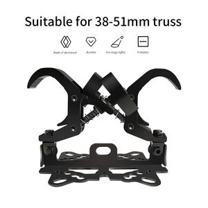 Double Folding <b>Light</b> Heavy Duty High Grade Aluminum Alloy Stage Lighting <b>Clamp</b> Hook 200kg Load Capacity Quick Installation - Product Image 3