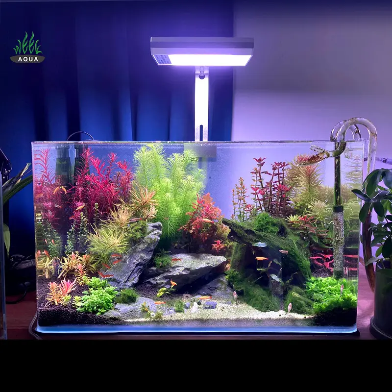 WEEKAQUA, venta al por mayor, luz led para acuario W RGB UV, planta de espectro completo, lámpara de acuario para pecera de agua dulce, semana Aqua z200pro