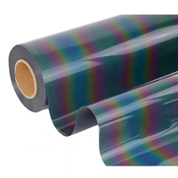 Plóter de corte de holograma de transferencia de calor, película de vinilo reflectante de PU, hecha en china