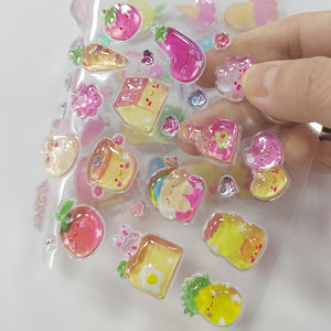 Çocuklar için toptan DIY 3D karikatür epoksi etiket dekoratif çıkartmalar - Product Image 2