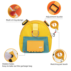 गर्म बिक्री समायोज्य पॉलिएस्टर कुत्ते छोटे मध्यम कुत्तों के लिए पट्टा के साथ पट्टा सेट के साथ सेट - Product Image 2