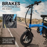 Cadre en alliage de magnésium-aluminium durable, vélo électrique pliable résistant à l'usure, vélo électrique à économie d'énergie pour les excursions en plein air