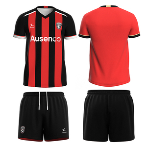 เสื้อเจอร์ซีย์ทีมฟุตบอลเสื้อทีมกีฬาเสื้อทีมฟุตบอลแบบลำลองออกแบบได้ตามต้องการ - Product Image 3