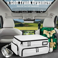 Nouveau 2025 – Casier de golf portable et étanche pour voiture, personnalisé, durable, multifonctionnel, avec compartiment ventilé séparé pour 2 paires