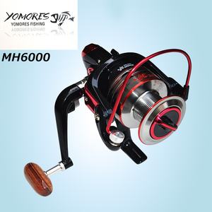 MH5000 MH6000 Trolling suministros de equipo de pesca carrete giratorio carrete de Metal Gap-Free <span class=keywords><strong>Rock</strong></span> Sea caña de pescar hecha de aluminio - Product Image 6