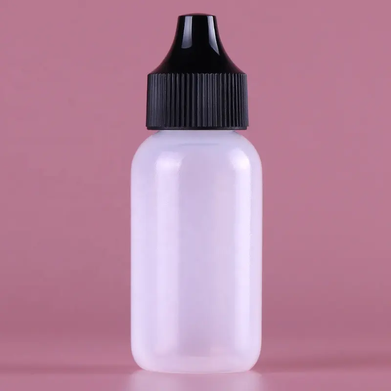 Makeup Liquid Foundation Packing 10ml Empty PE Squeezable Plastic Dropper Bottle
