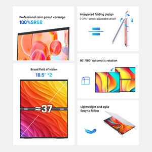 Écran Vtex bon marché 18.5 pouces <span class=keywords><strong>Full</strong></span> <span class=keywords><strong>Hd</strong></span> 1920*1080 Ips Double écran d'extension Moniteur portable pour ordinateur portable Double écran Triple - Product Image 3