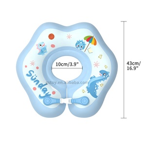 Flotador de Piscina Inflable para Bebés con Forma de Dinosaurio, Anillo de Natación para Bebés, Juguetes para Bañera, Anillos de Natación para Bebés con Doble Cámara de Aire, Flotador Inflable para Niños Pequeños - Product Image 5