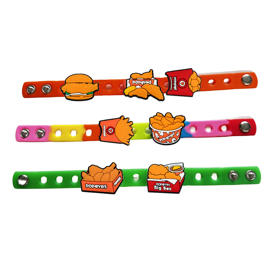 Wholesale Factory-Priced Custom Silicone Badminton Bracelet