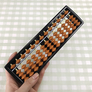 Studente divertente matematica giocattolo calcolatrice <span class=keywords><strong>telaio</strong></span> <span class=keywords><strong>perline</strong></span> di plastica classico strumenti di abaco cinese 7 9 11 13 15 17 aste Soroban in vendita - Product Image 2