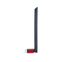 Controlador gratuito Tarjeta de red inalámbrica de 2,4 GHz Adaptador USB Wifi de 286Mbps para solución de actualizaciones de máquina de tejer Warp