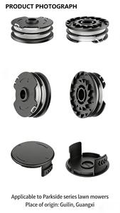 Hilo de nailon de repuesto para desbrozadora, carrete automático de 1.6mm/27ft TLP-01 para Parkside PRTA 20-Li A1 / B2 / C3 PRT300 PRT550 - Product Image 3