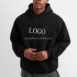 เสื้อฮู้ดสไตล์สตรีทแวร์ของผู้ชายเสื้อมีฮู้ดโอเวอร์ไซส์ผ้าฝ้าย100% เทอร์รี่สไตล์สตรีทแวร์กำหนดได้450เอง - Product Image 1