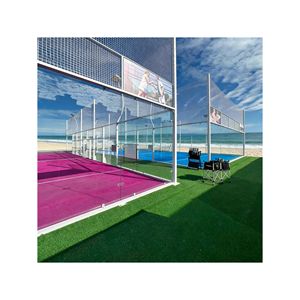 Cancha de Tenis de Tamaño Reglamentario, Directo de Fábrica, Modelo Shuangzhu <span class=keywords><strong>Padel</strong></span>, Diseño Panorámico, Acero Ajustable de Alta Calidad y Durabilidad - Product Image 1