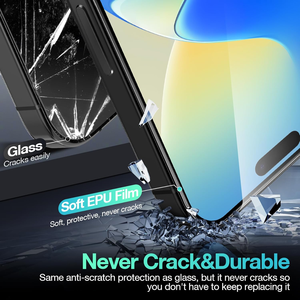 Protector de Pantalla de Hidrogel TPU Transparente HD de Reparación Automática Personalizado de Fábrica para iPhone 16/17 Pro Max - Product Image 5