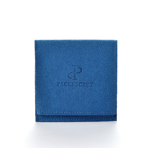 Bolsa de Joyería Simple de Microfibra PackSecret, con Logotipo Personalizado en Relieve, para Exhibición de Pulseras, Anillos, Collares, Embalaje de Regalo - Product Image 2