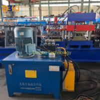 Máquina Perfiladora y Fabricante de Barandas de Seguridad para Carreteras Tipo W con PLC y Motor, Punzonado Hidráulico y Corte Hidráulico Automático