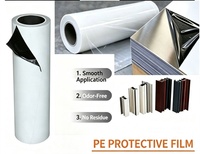 Pasokan Langsung Pabrik Film Pelindung PE SH-2150 dengan Daya Lengket Sedang untuk Pintu Profil Aluminium, Jendela, dan Lembaran Logam