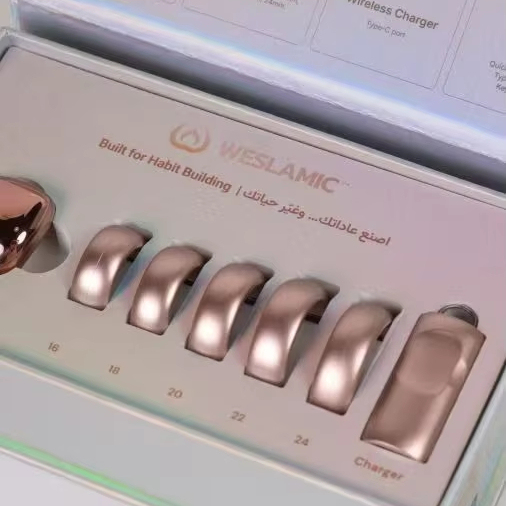 2026 for Zikr Smart Ring Muslims Plastic Case Tasbeeh Counter 5 Prayer Time Reminder Alarm Clock OLED Display IP67