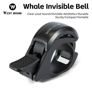 Timbre de Bicicleta WEST BIKING de Aleación de Aluminio, Mini Timbre <span class=keywords><strong>con</strong></span> Sonido Fuerte, Accesorios para Bicicleta, Bocina de Bicicleta, Timbre de Bicicleta Oculto - Product Image 1