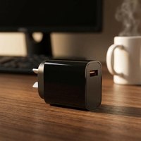Chargeur rapide USB-C PD 30W personnalisé en usine avec prise AU QC3.0 GaN pour téléphones, tablettes et ordinateurs portables