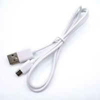 Kabel Pengisian Daya USB Mikro, Kabel Pengisian Daya Cepat Putih, Kabel Pengisian Daya Usb Mikro 2.0, OEM ODM, Menerima 45P PVC NGDR758