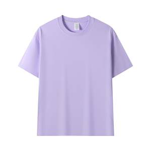 T-shirt blanc basique pour homme, 100% coton, 230g, coupe américaine, marque tendance, couleur unie - Product Image 2