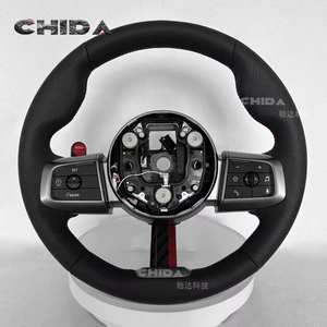 Volante de Cuero Personalizado de Alta Calidad Compatible con BMW <span class=keywords><strong>Mini</strong></span> R50 R55 R56 R57 F54 F55 F56 F57 F60 JCW <span class=keywords><strong>Cooper</strong></span> <span class=keywords><strong>S</strong></span> 2013-2019 - Product Image 1
