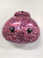 Ballons en aluminium brillants en forme de dumpling, imprimés en héliogravure, 24 pouces, personnalisables en gros, pour décorations d'anniversaire et fournitures de fête