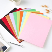 Zeamor-Carpeta de presentación de papel hecha a mano A4, de dos bolsillos con diseño personalizado, con tarjetero recortado para oficina