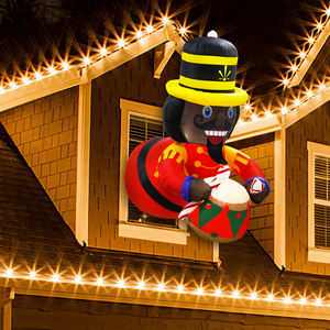 Noël fenêtre gonflable <span class=keywords><strong>casse</strong></span>-<span class=keywords><strong>noisette</strong></span> noir noël transfrontalier chaud décoration de noël air moule en stock - Product Image 3