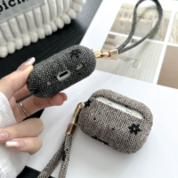 Étui pour écouteurs en tissu sublimé de haute qualité de luxe porte-clés Logo personnalisé accessoire de mode pour Airpods 3 pour Airpods Pro