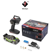 284131 Weili Camion électrique à quatre roues motrices, échelle 1:28, voiture de course RC à dérive, télécommande sans fil, utilisation en intérieur, plastique