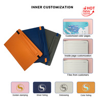 Carnets en cuir PU personnalisables, journaux avec logo personnalisé, carnet d'affaires avec stylo, carnet à couverture rigide, coffret cadeau