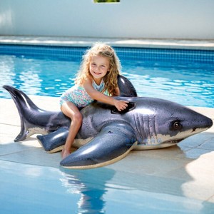 Nouveau design Intex 57525 Jouets gonflables <span class=keywords><strong>requin</strong></span> pour <span class=keywords><strong>piscine</strong></span>, flotteur <span class=keywords><strong>requin</strong></span> blanc géant à monter - Product Image 3