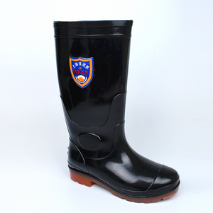 Botas de Lluvia Impermeables de Caña Alta para Hombre, Suela Negra Antideslizante y Resistente al Aceite, Botas de Trabajo de PVC - Product Image 4