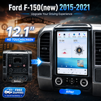 Autoradio Android 12,1 pouces pour Ford F150 2015-2021, GPS, Navi, CarPlay sans fil, Bluetooth, DSP, unité principale 4G 64G WiFi USB SWC