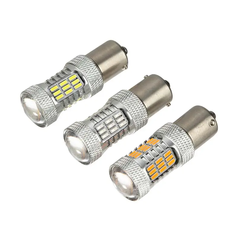 หลอดไฟ Led Bombillo Led 7443 24V Ba15d,หลอดไฟ Led Super Canbus 1156สำหรับไฟเลี้ยวไฟท้ายโรงงานในจีน