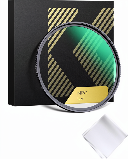 K&F CONCEPT 82mm Glass MC UV Protection Filter 28 Multi-Layer Coatings HD Hydrophobic Scratch Resistant Ultra-Slim Camera