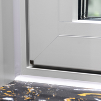 Nouvelle Arrivée Fenêtres à Battants en Aluminium à Double Vitrage Certifiées CE avec Moustiquaire Magnétique Écoénergétique pour Cuisine, Salle de Bain, Hôtel