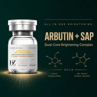 Sérum éclaircissant pour le visage à l'alpha-arbutine 5 ml, vitamine C, acide ellagique, anti-taches brunes, contrôle du sébum, tous types de peau, OEM, étiquette privée