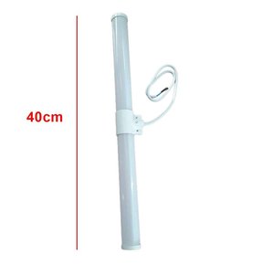 Lampe de miroir LED 6W, spots tubulaires pour salle de bain, 360 degrés, blanc froid 6500K, 600lm, IP44, longueur 40cm, éclairage de vanité pour salle de bain - Product Image 2