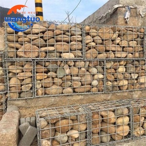 Ucuz Fiyatlı Galvanizli/Galfan Kaynaklı <span class=keywords><strong>Gabion</strong></span> İstinat Duvarı Taş Kafes Örgü Kaya Dolu <span class=keywords><strong>Gabion</strong></span> Kutusu Bahçe Çiti İçin - Product Image 6