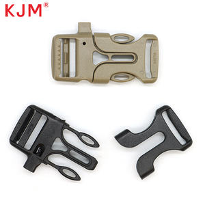 야외 전술 가방 부품 액세서리 플라스틱 이중 조정 벨트 사이드 릴리스 버클 호루라기 버클 생존 호루라기 버클 - Product Image 4