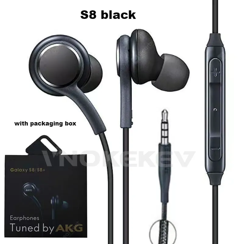 Factory price Wired Earphone S8 Handsfree In Ear Earphone For Samsung AKG S8 S9 S10