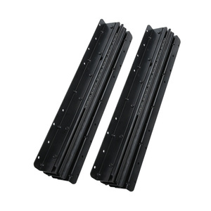 <b>Modern</b> Heavy-Duty Steel Staircase Bottom <b>Cabinet</b> Sliding Rail <b>Shoe</b> Rack Three-Section Push-Pull Telescopic Bedroom Apartment - Product Image 2